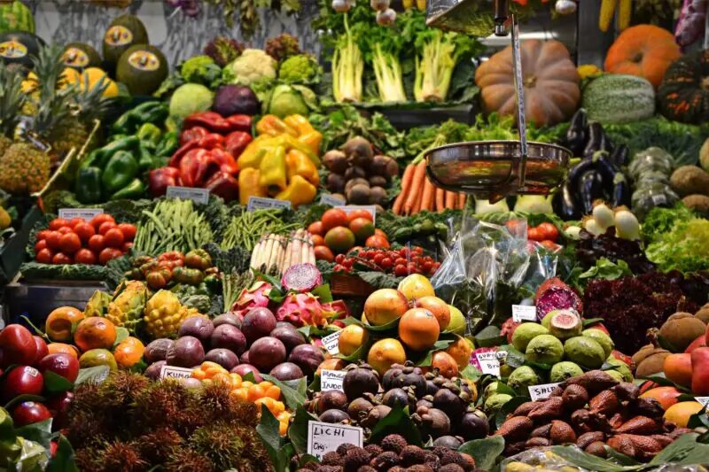 Frutas y verduras para el comercio internacional en Europa